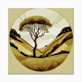 Sycamore Tree Canvas Print