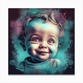 Portrait Of A Baby 1 Canvas Print