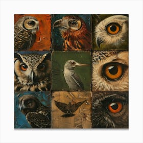 Owls "The Eyes" Canvas Print