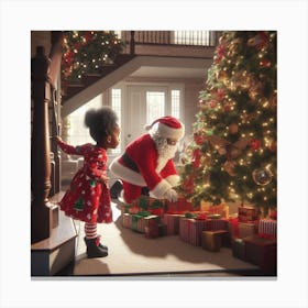 Santa's Baby Canvas Print