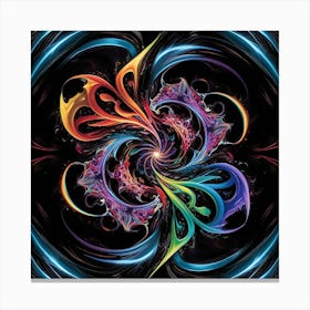 Leonardo Phoenix A Surreal Dreamlike Scene Featuring A Mesmeri 2 Canvas Print