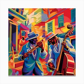 Jazz Musicians 3 Canvas Print