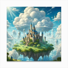 Castle In The Clouds 27 Canvas Print