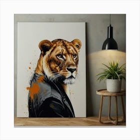 Lion Canvas Art Canvas Print