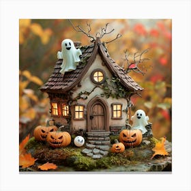 Haunted House Canvas Print