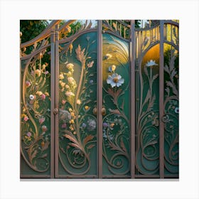 Gate To Disneyland Canvas Print