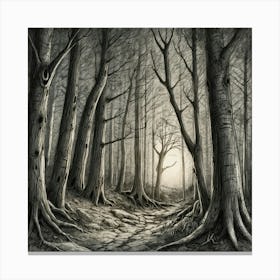 Dark Forest 1 Canvas Print