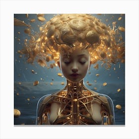 'Golden Girl' Canvas Print