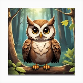 Majestic Owl Canvas Print