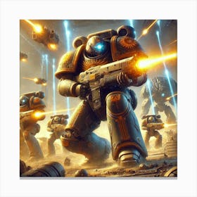 Solar Sentinels Role Converted Canvas Print