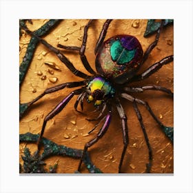 Toxic Spider Canvas Print
