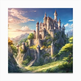 Fairytale Castle 9 Canvas Print