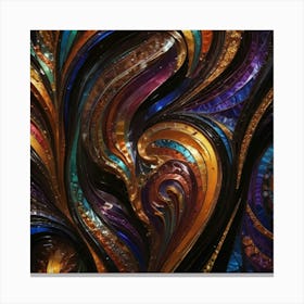 Swirls And Swirls 1 Canvas Print