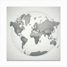 World Map 11 Canvas Print