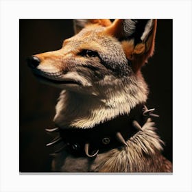 Fox With Spikes Canvas Print