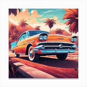 Chevrolet Classic Car Canvas Print