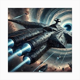 Black Hole Destroyer Canvas Print