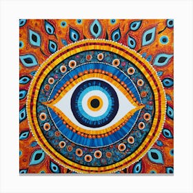 Eye Of God 1 Canvas Print