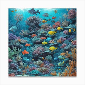 Underwater World 2 Canvas Print