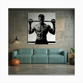 Bodybuilder Canvas Print