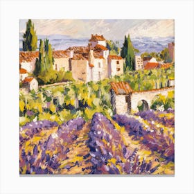 Provencal Tranquility Impressionist Masterpiece Of Southern France (2) Canvas Print