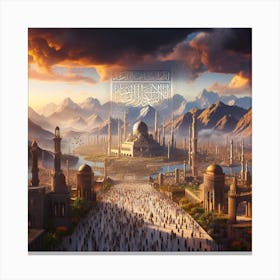 Islamic City 8 Canvas Print