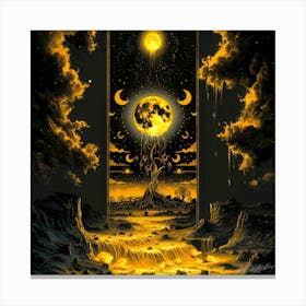 Lunar Gateway - Lunar Lake Canvas Print