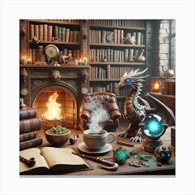 Cyber Wizard Canvas Print