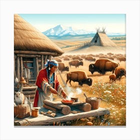 Native Americans Canvas Print