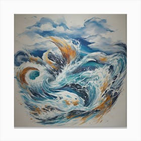 Ocean Waves Canvas Print