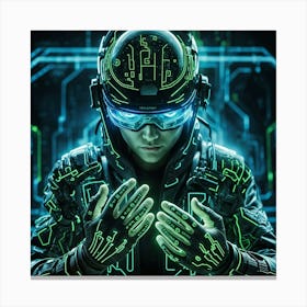 Cyborg 4 Canvas Print