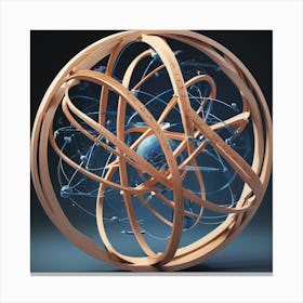 Atomic Sphere Canvas Print