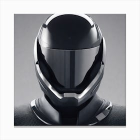 Create A Cinematic Apple Commercial Showcasing The Futuristic And Technologically Advanced World Of The Man In The Hightech Helmet, Highlighting The Cuttingedge Innovations And Sleek Design Of The Helmet And (6) Canvas Print