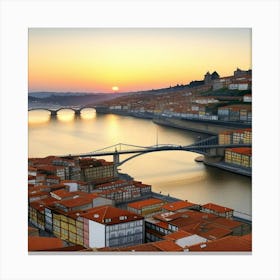 Porto Sunset Art Print (1) (1) Canvas Print