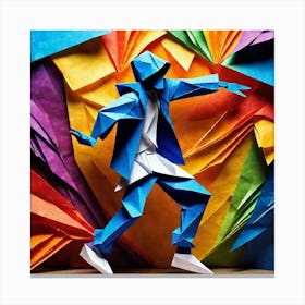 Origami Dancer 129 Canvas Print