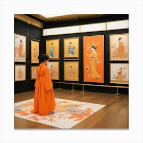 Asian Art Canvas Print