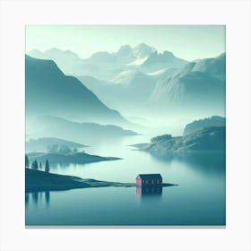 House On A Lake 1 Canvas Print