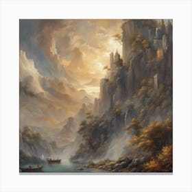 Fantasy Landscape Canvas Print