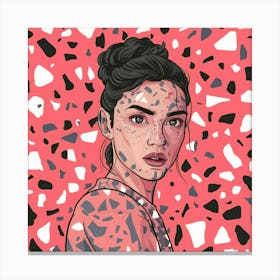 Terrazzo Pink 2 Art Illustration Painting Fashion Bqykrcp0txomqzxlmrb2jw H8bb62trteij1n A0gujva 1 Canvas Print