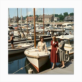 The Old Marina ~Reality Reimagined 25 Canvas Print