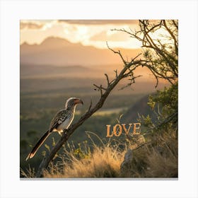 Love Bird Canvas Print