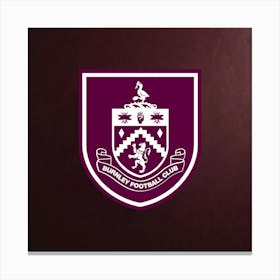 Burnley F.C Logo Wall Art 14 Canvas Print