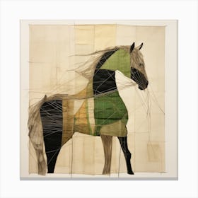 Abstract Equines Collection 15 Canvas Print