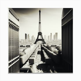 Paris Eiffel Tower 2 Canvas Print