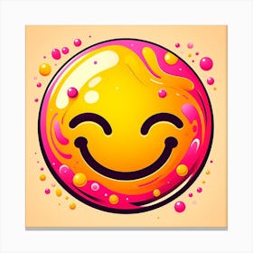 Smiley Face 2 Canvas Print