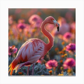 Flamingo 9 Canvas Print