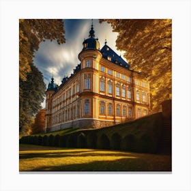 Castle In The Autumn Canvas Print