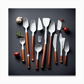 Kitchen Utensils 1 Canvas Print