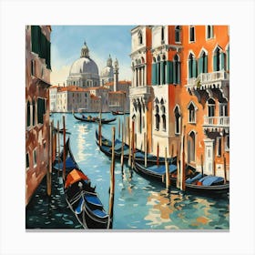 The Grand Canal Venice Canvas Print