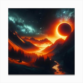 Eclipse Of The Sun 3 Canvas Print